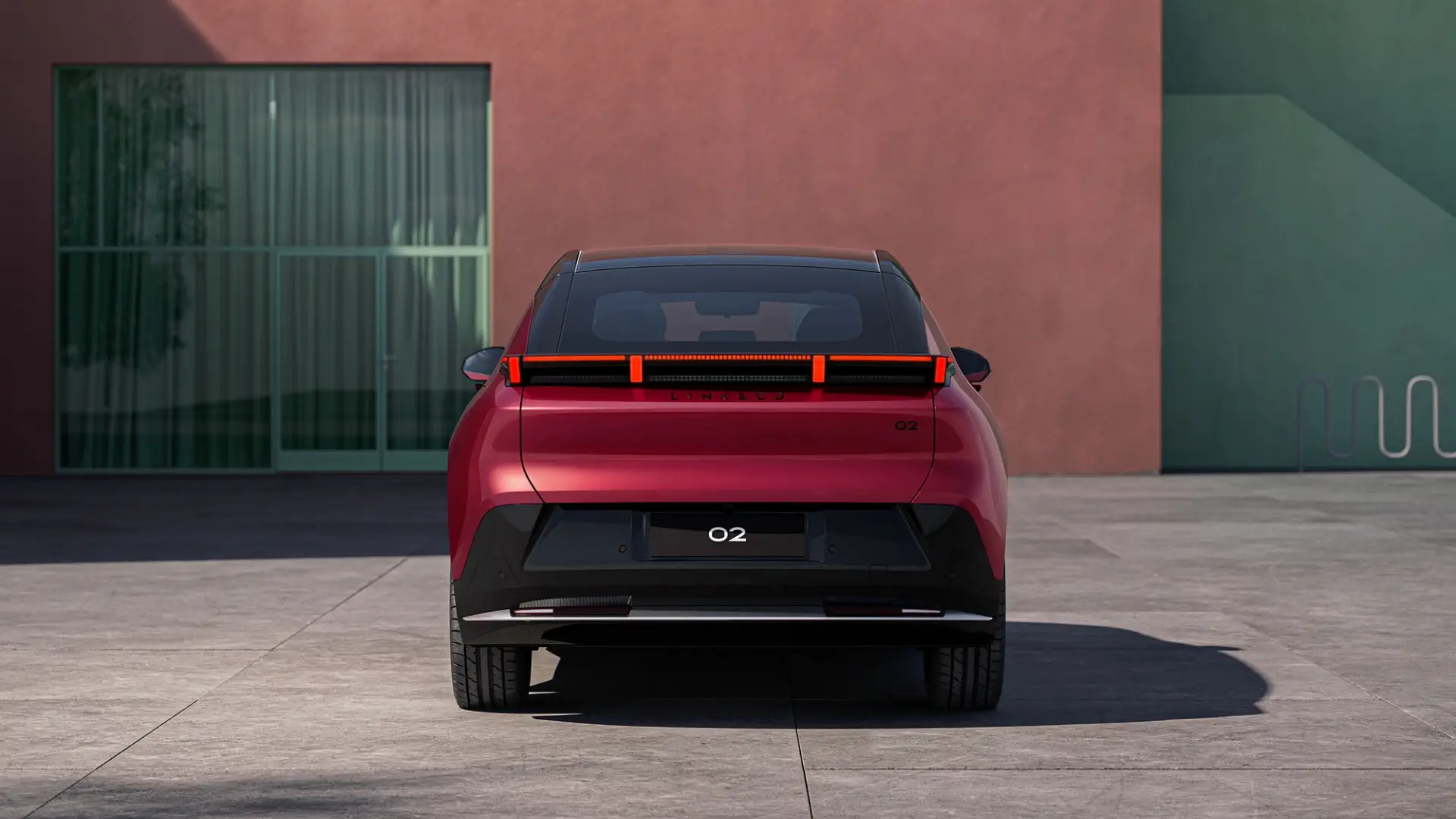 Lynk & Co 02 Techno magenta